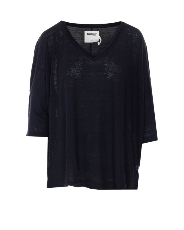 [NOT SHY] T-shirts Short Sleeve SS26 NF8A000LIP000NOIR