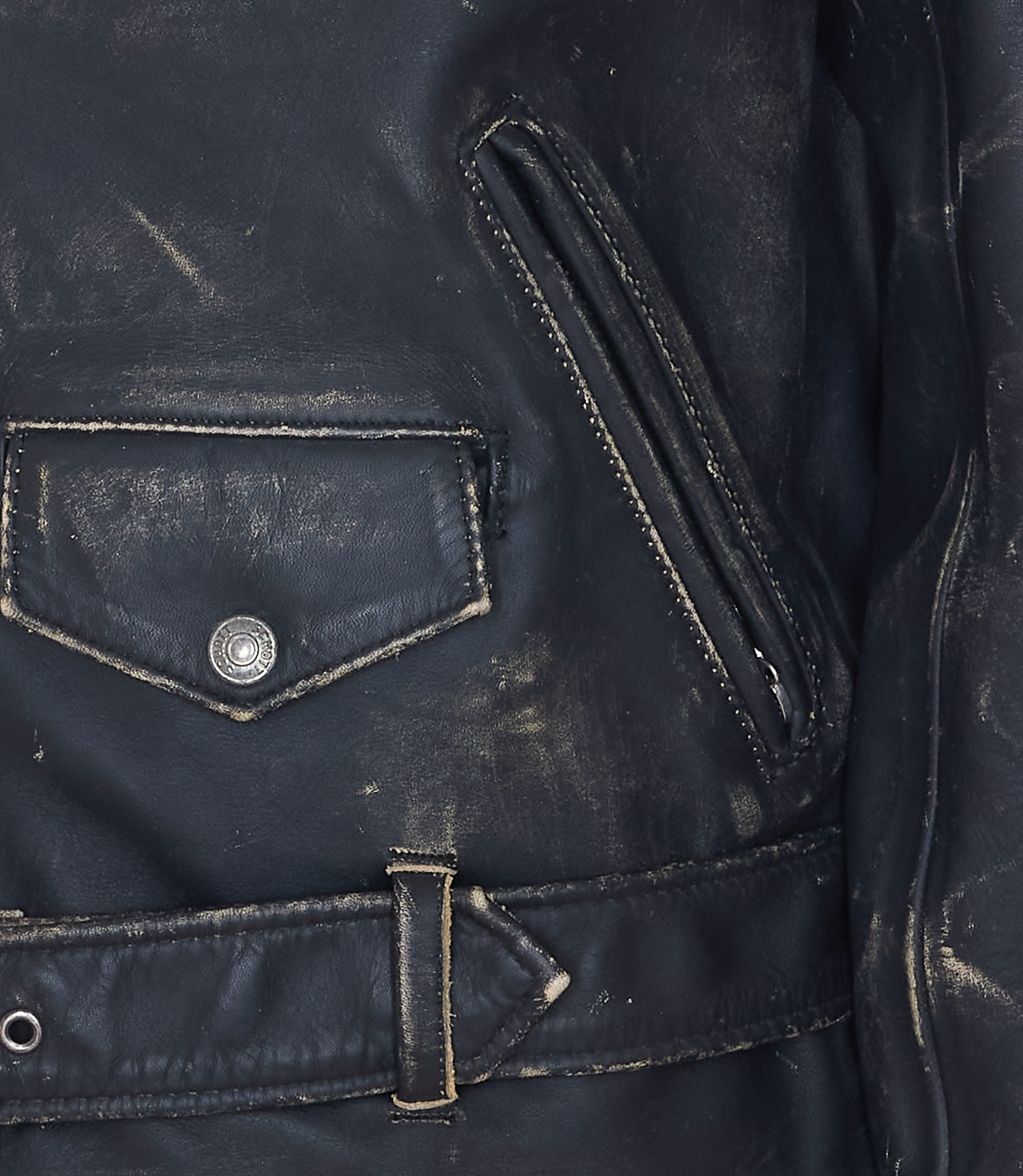 [SCHOTT N.Y.C.] Leather Jacket SS26 PER70BLACK