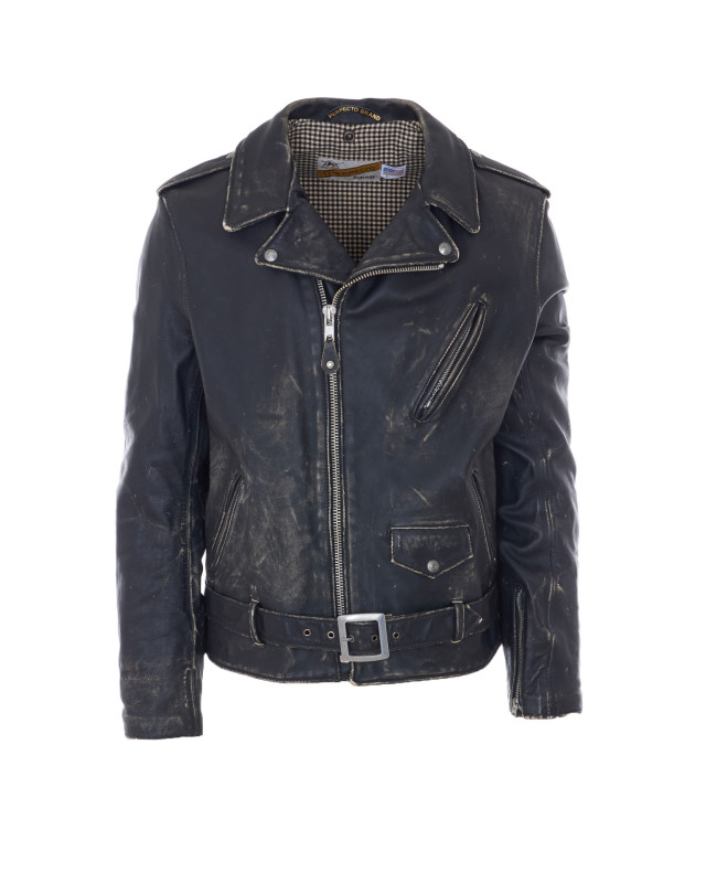 [SCHOTT N.Y.C.] Leather Jacket SS26 PER70BLACK