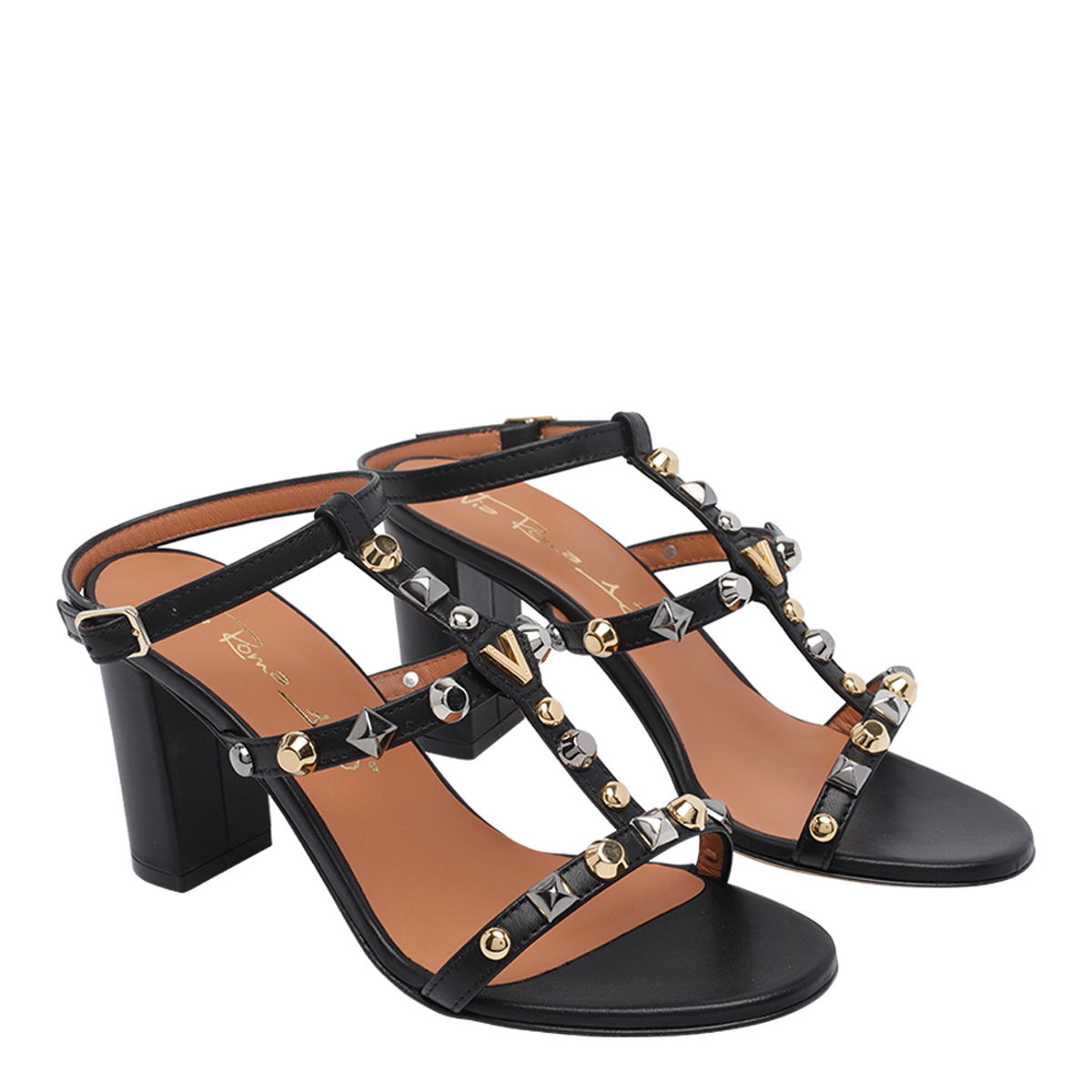 [VIA ROMA 15] Sandals SS26 4642A34NERO