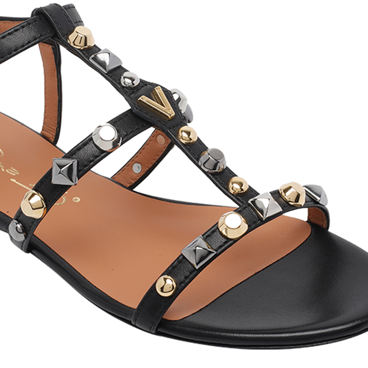 [VIA ROMA 15] Sandals SS26 464083CNERO
