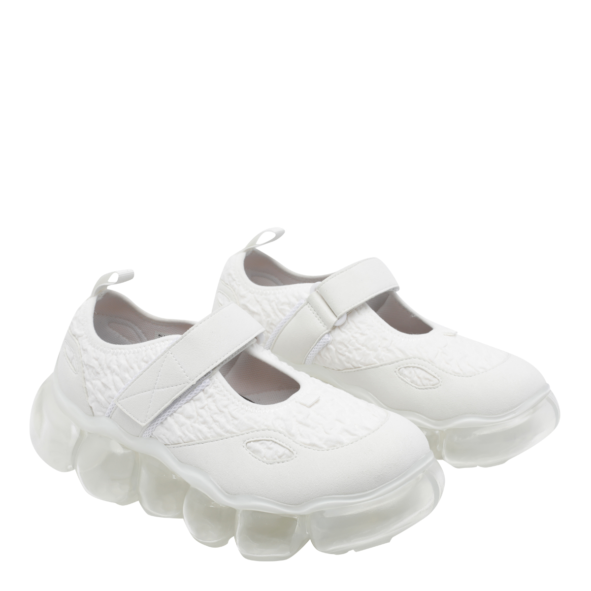 [GROUNDS] Sneakers SS26 1632WHITE WRINKLE_CLEAR