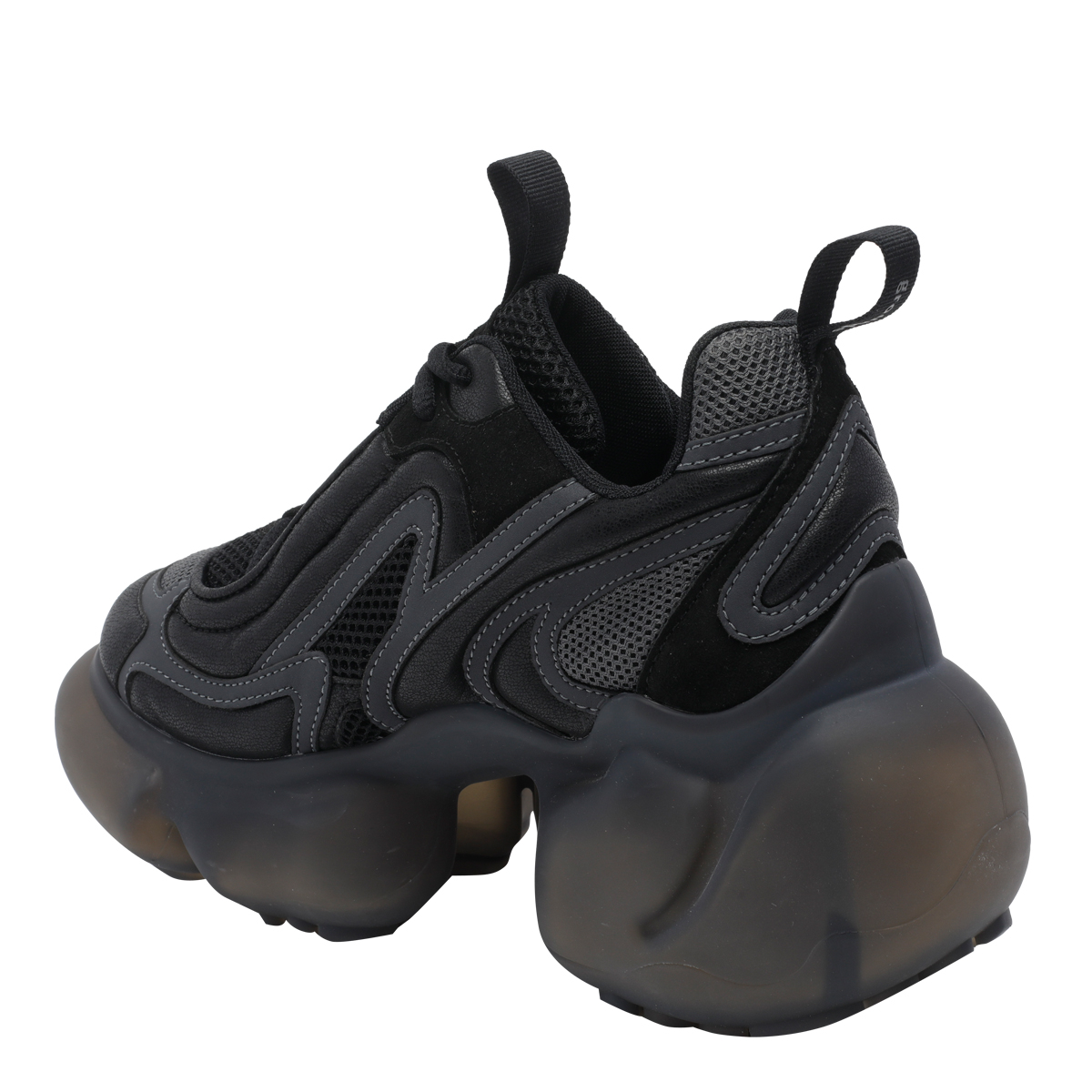 [GROUNDS] Sneakers SS26 1652BLACK CHARCOAL_BLACK MATTE
