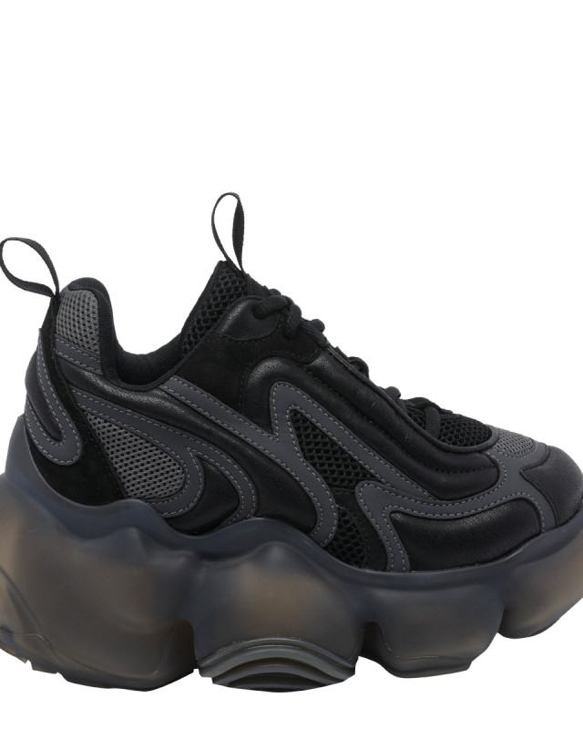 [GROUNDS] Sneakers SS26 1652BLACK CHARCOAL_BLACK MATTE