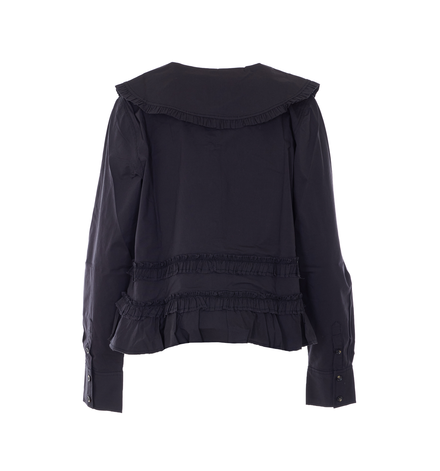 [GANNI] Shirts Long Sleeve SS26 A1040096099