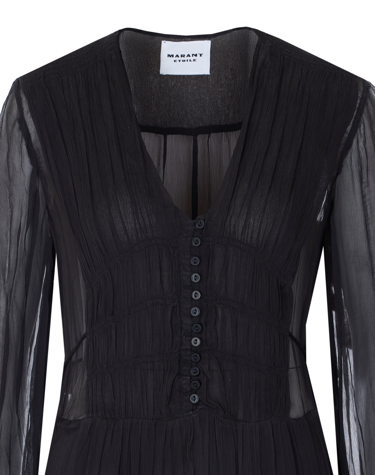 [Isabel Marant Etoile] Long sleeve dress SS26 RO0798FBD1J08E01BK