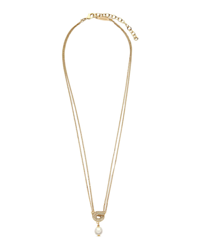 [Salvatore Ferragamo] Bracelet SS26 776608760783ORO PERLA