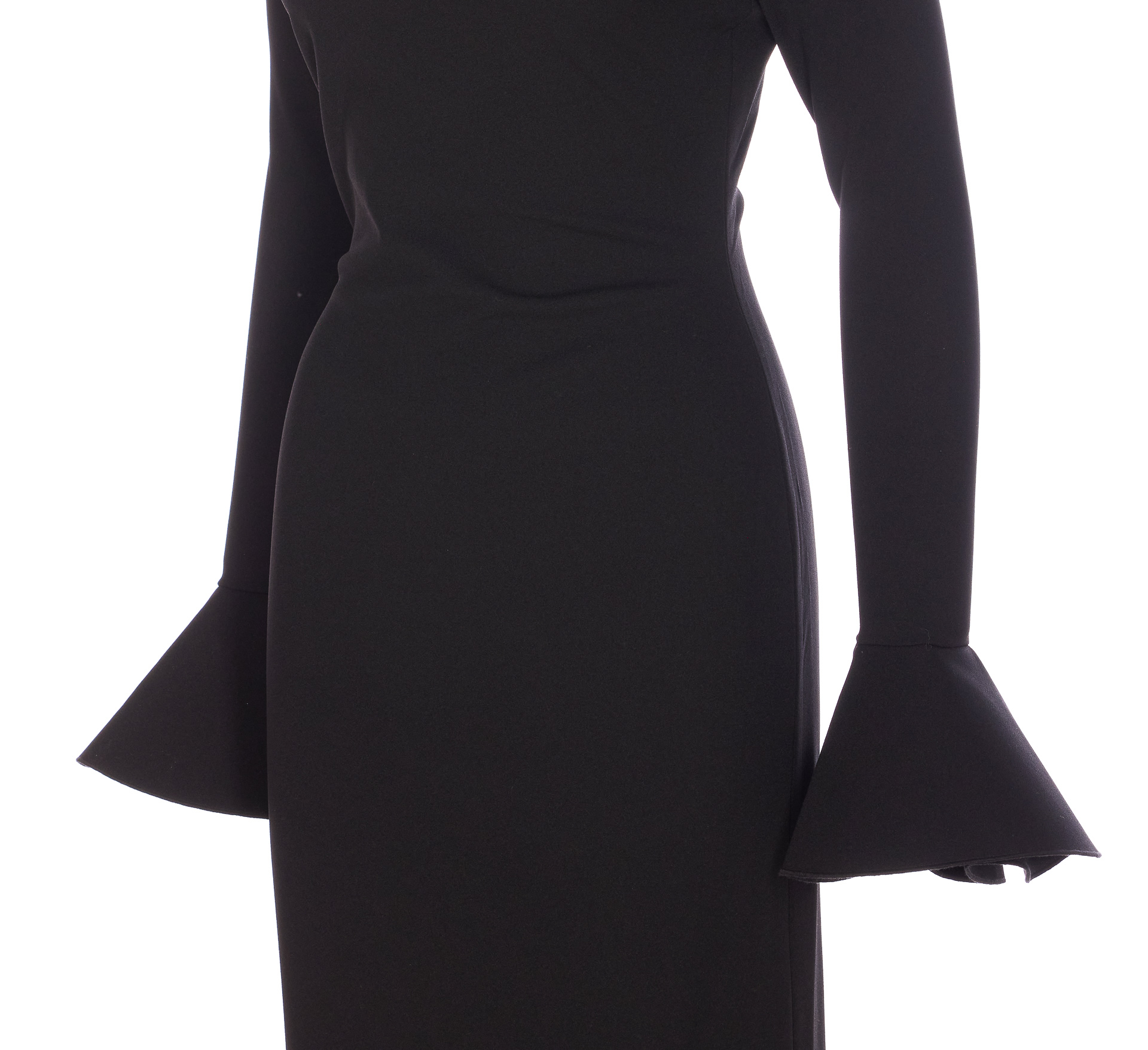 [Solace London] Long sleeve dress SS26 OS46053BLACK