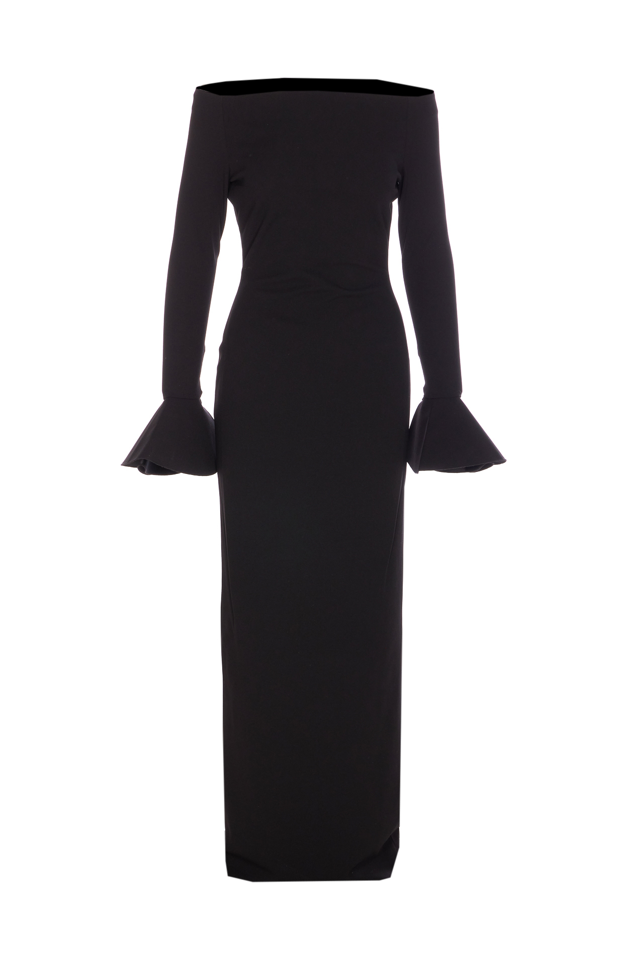 [Solace London] Long sleeve dress SS26 OS46053BLACK