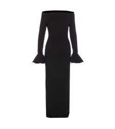 [Solace London] Long sleeve dress SS26 OS46053BLACK