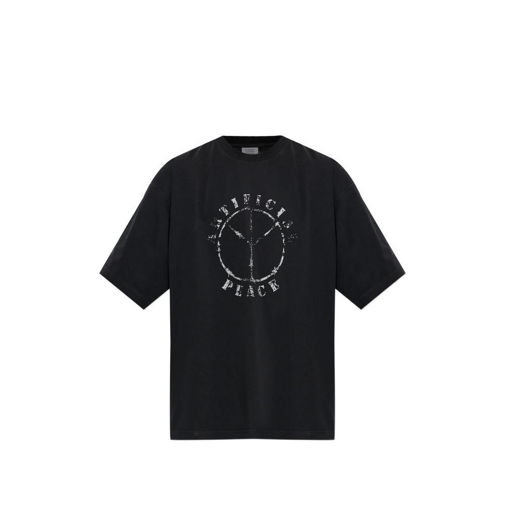 [Vetements] T-shirts Short Sleeve FW26 MH27TR189B  BLACK