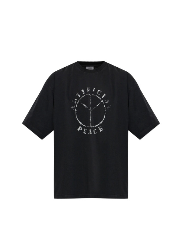 [Vetements] T-shirts Short Sleeve FW26 MH27TR189B  BLACK