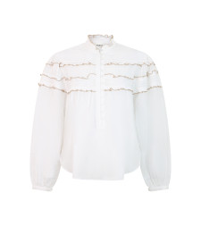 [Marant Etoile] Shirts Long Sleeve FW26 26AHT0914FBB3J04E_20WH
