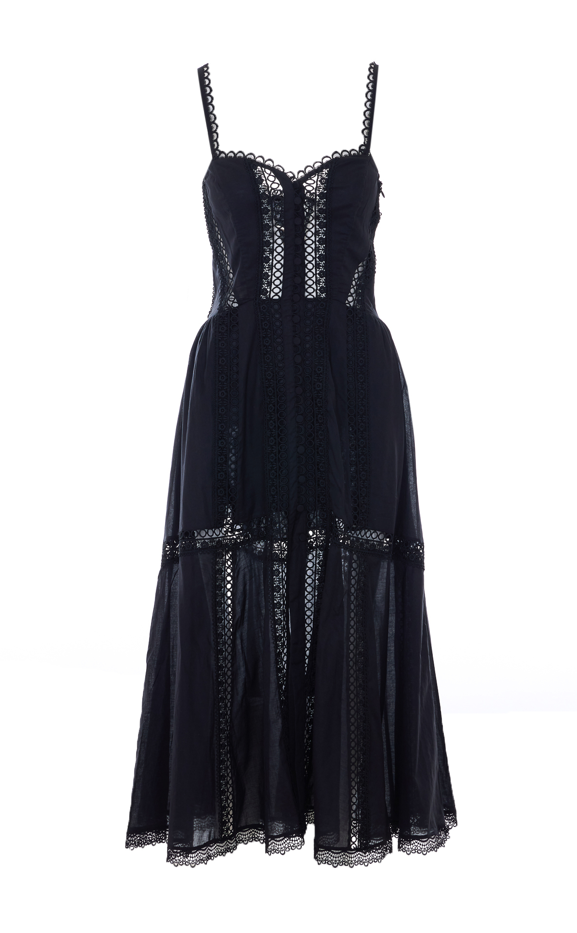 [CharoRuiz] Sleeveless dress SS26 261620BLACK