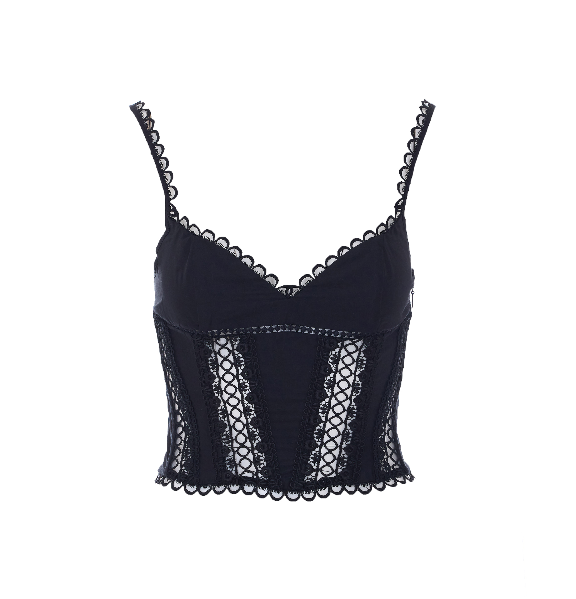[CharoRuiz] Tank top SS26 261102BLACK