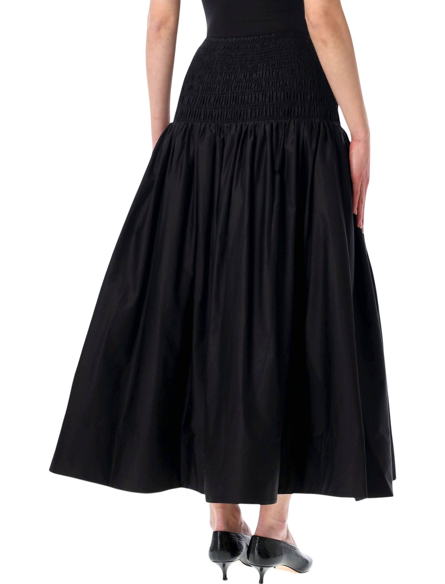 [SELF PORTRAIT] Long skirt SS26 RS26212MSKBBLACK