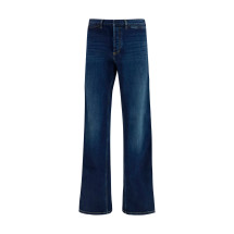 Cotton Jeans with Web stripe