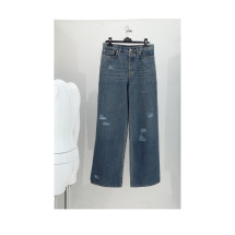 DENIM DESTROYED PANT