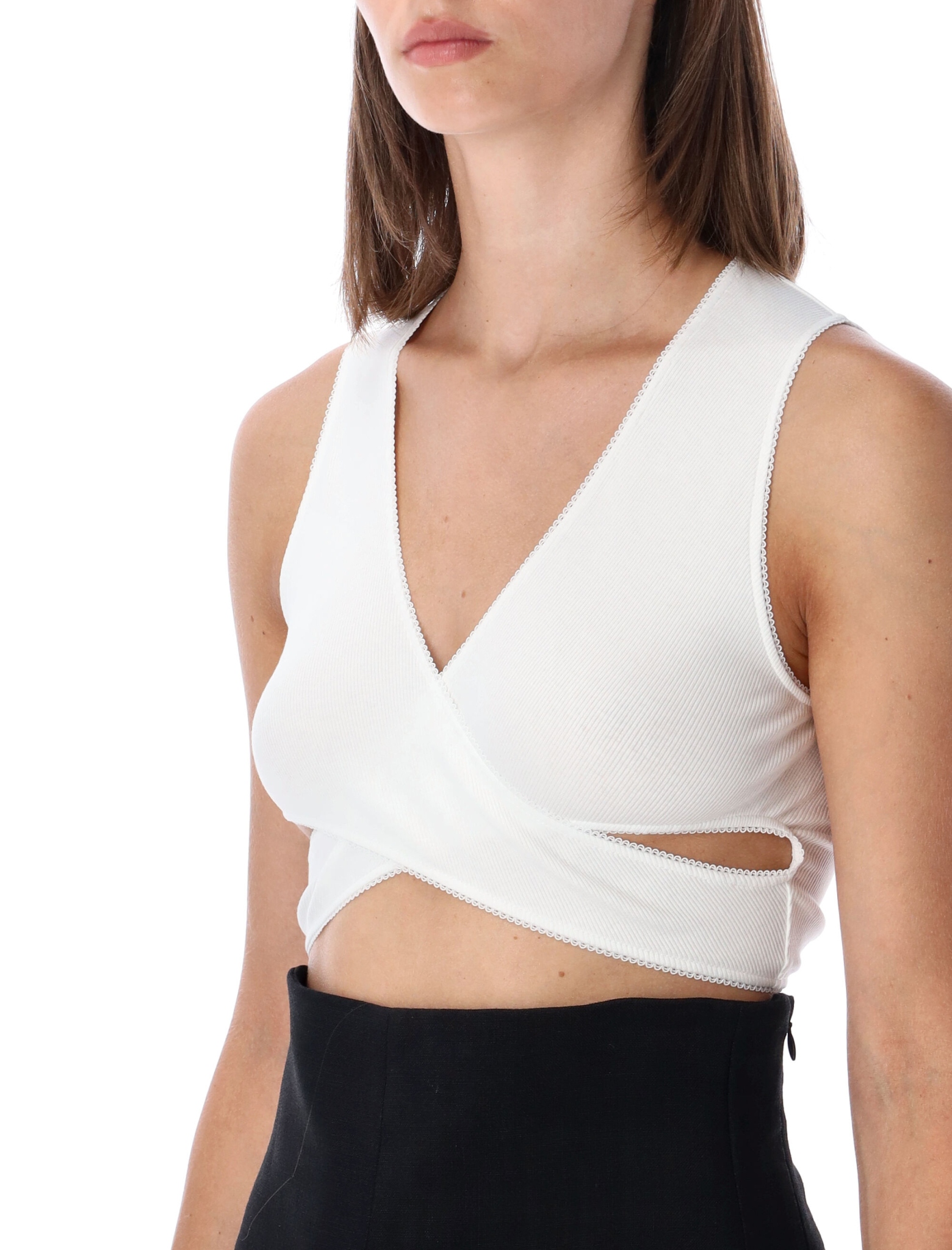 [Alaia] Tank top FW26 AA9H1547J085D000