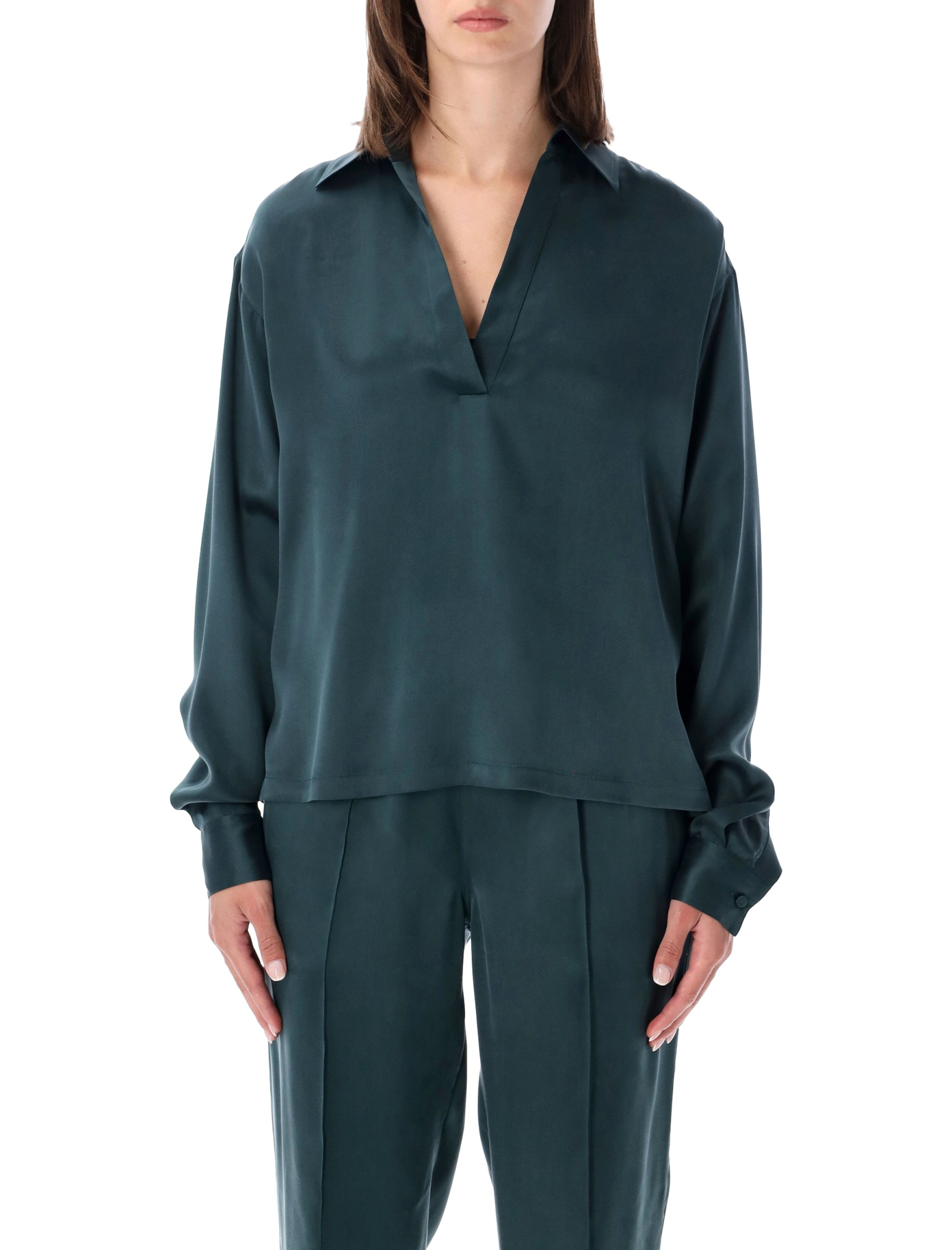 [Tom Ford] Blouse FW26 TS2144FAX1720GDV