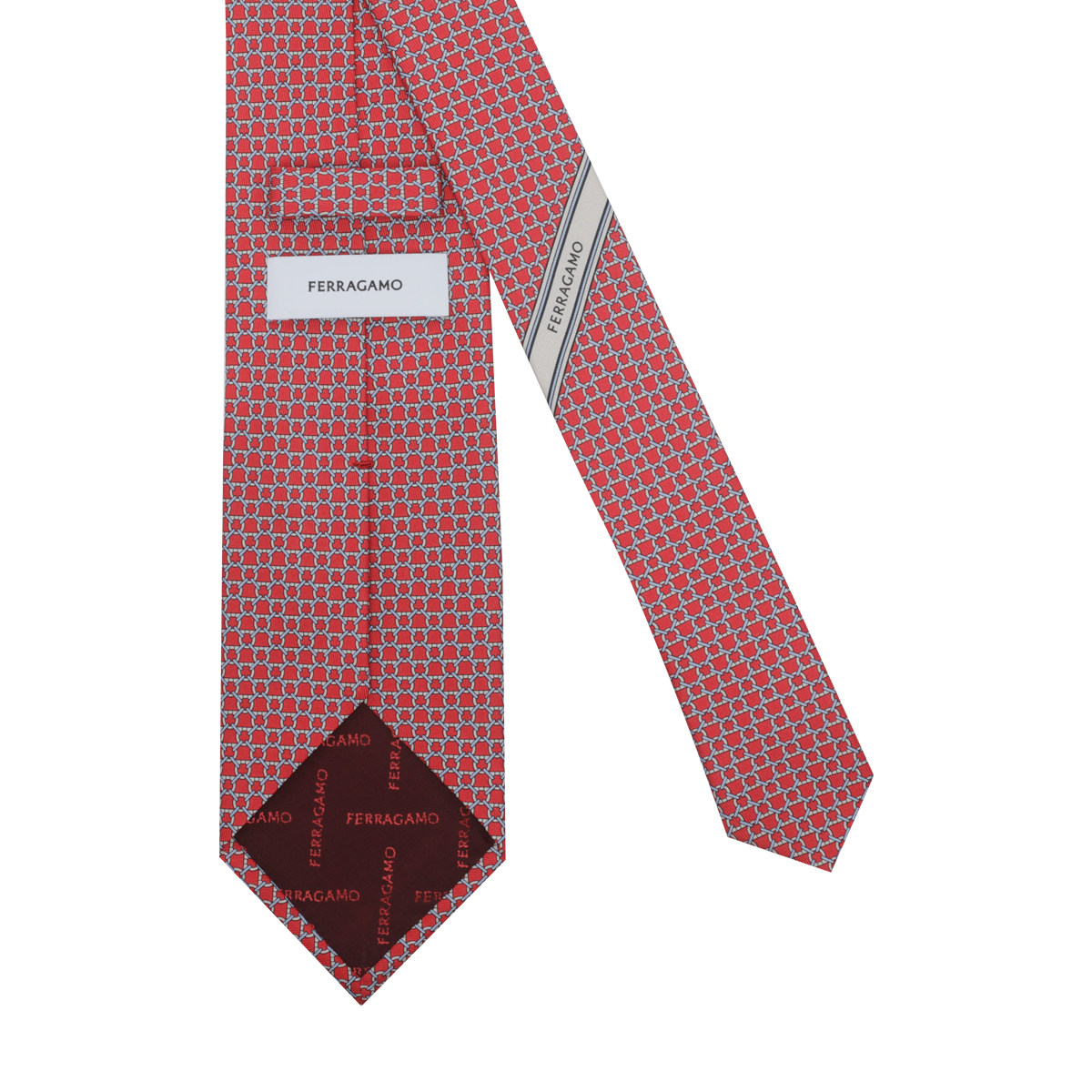 [Salvatore Ferragamo] Tie FW26 794585351445ROSSO