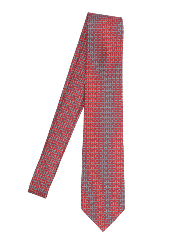 [Salvatore Ferragamo] Tie FW26 794585351445ROSSO