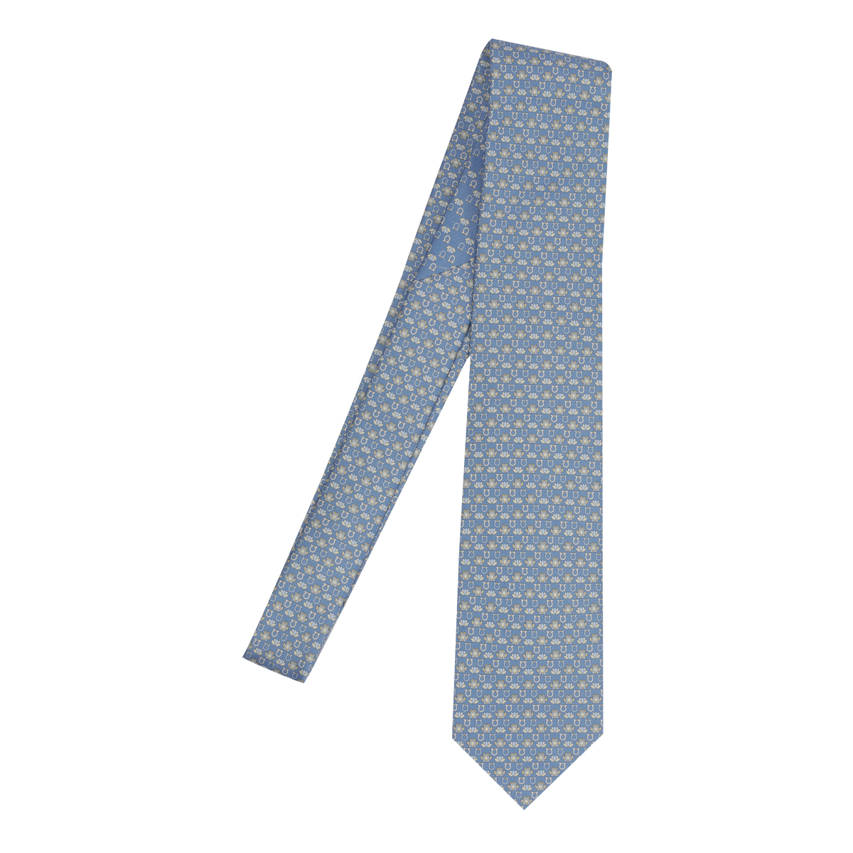 [Salvatore Ferragamo] Tie FW26 794943351459AZZURRO