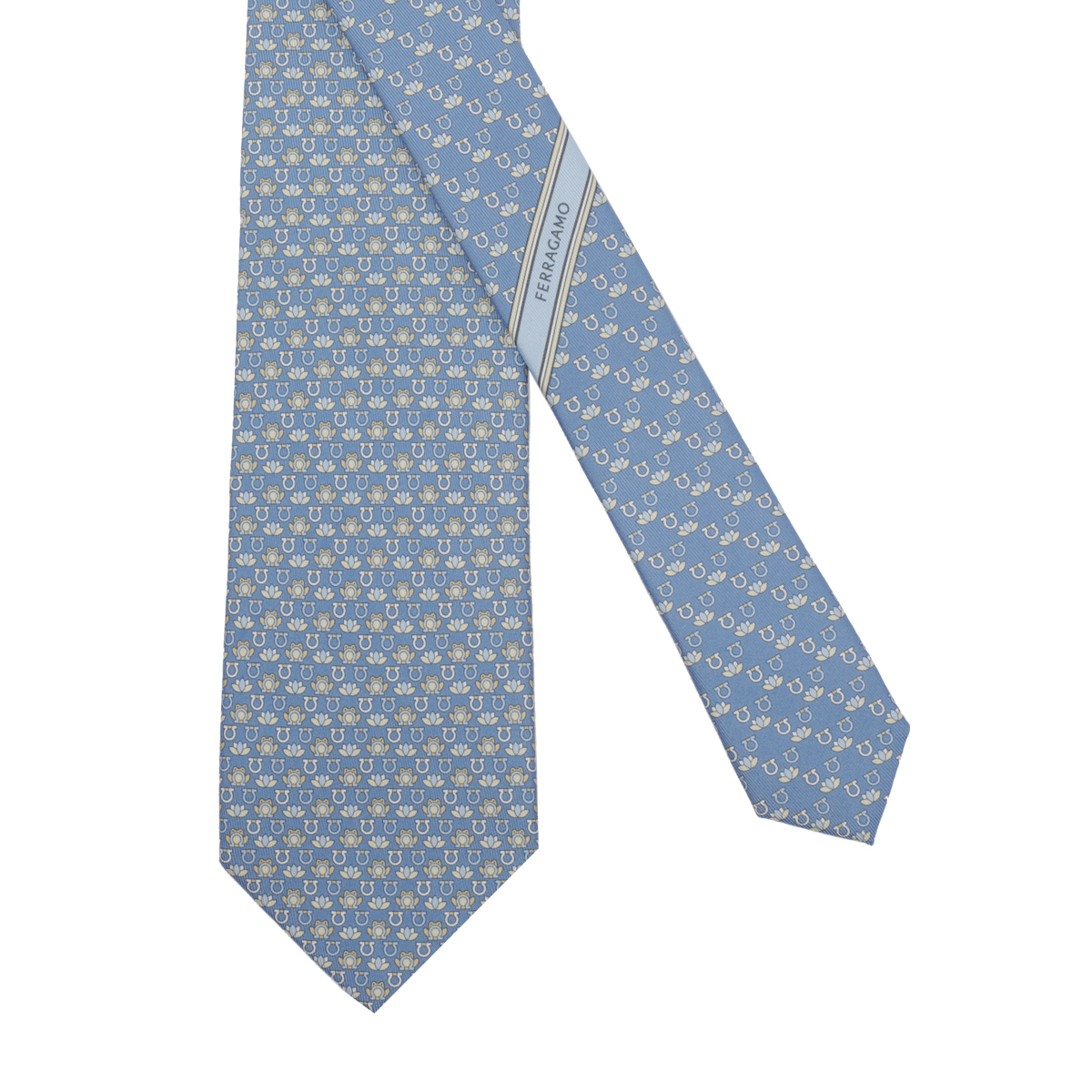 [Salvatore Ferragamo] Tie FW26 794943351459AZZURRO