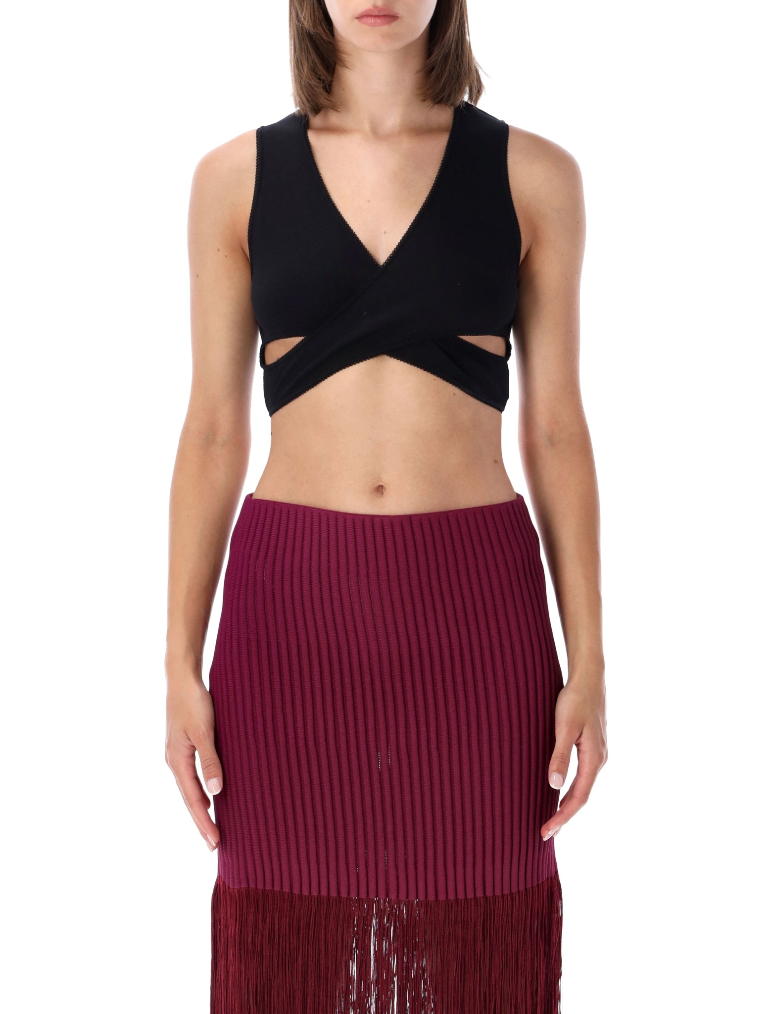 [Alaia] Bustier FW26 AA9H1547J085D995