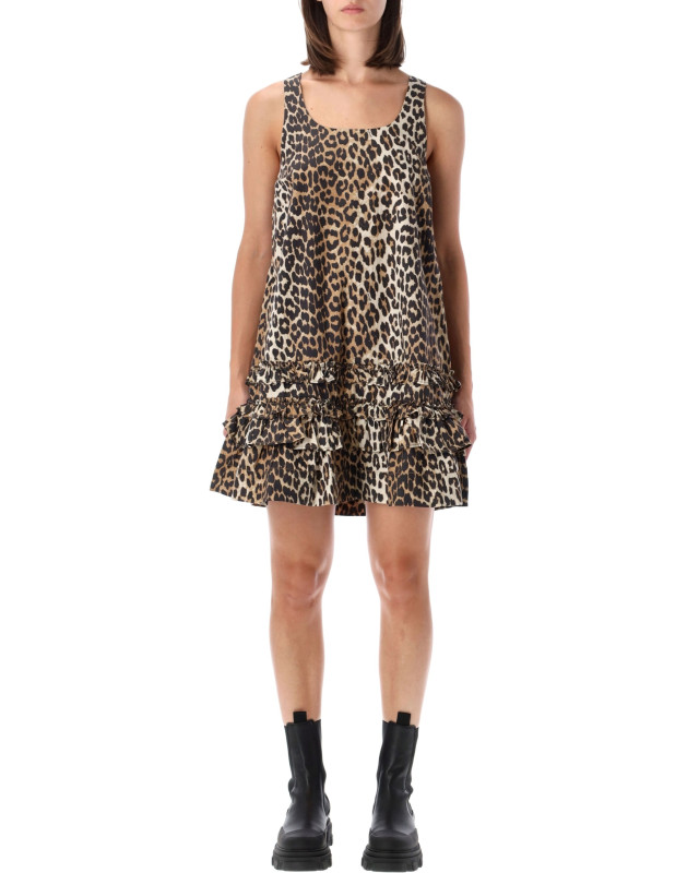 [GANNI] Sleeveless dress FW26 A10307606479859