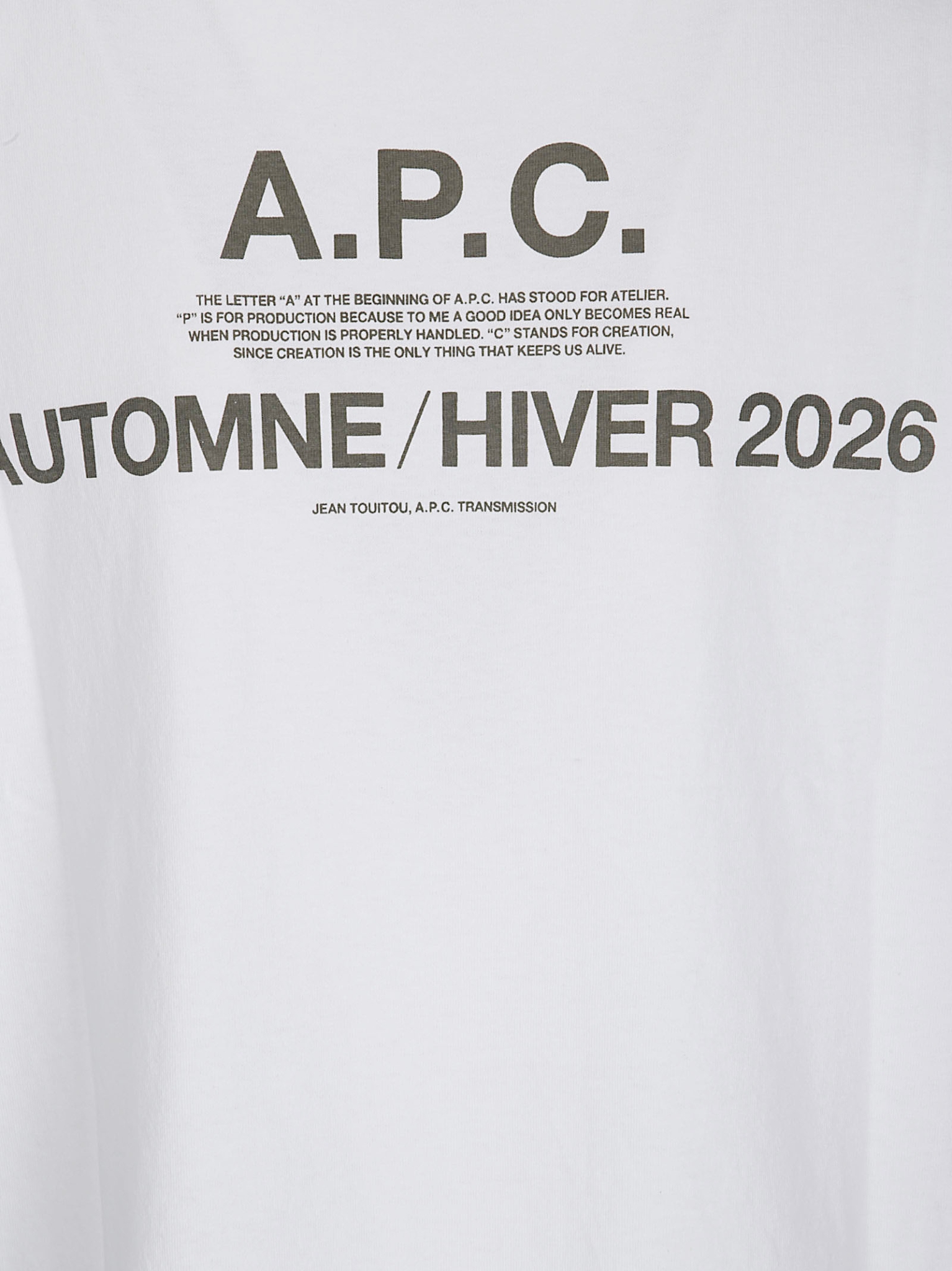 [A.P.C.] T-shirts Short Sleeve FW26 COHBSM26470 AAC