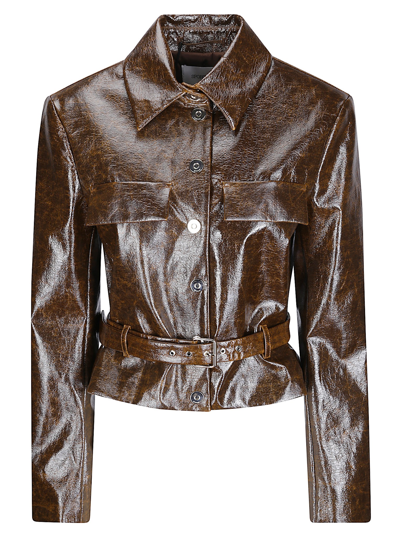 [SPORTMAX] Leather Jacket FW26 2622046051600 001