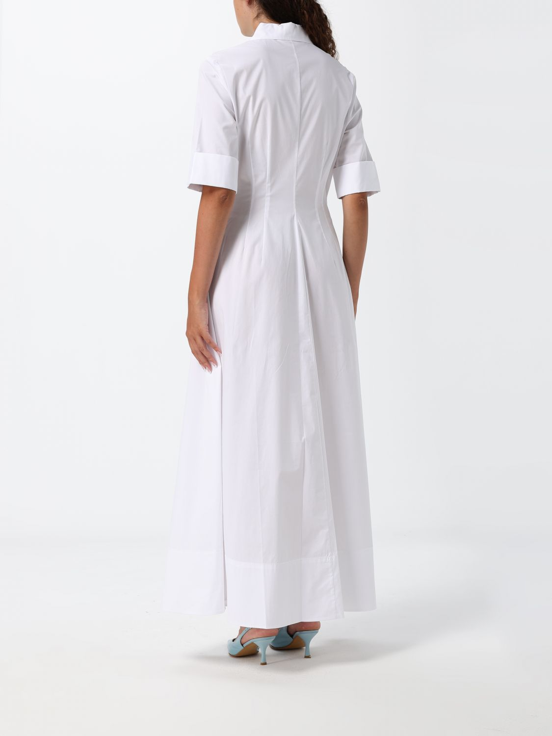 [Staud] Short sleeve dress SS26 90-7420 WHT