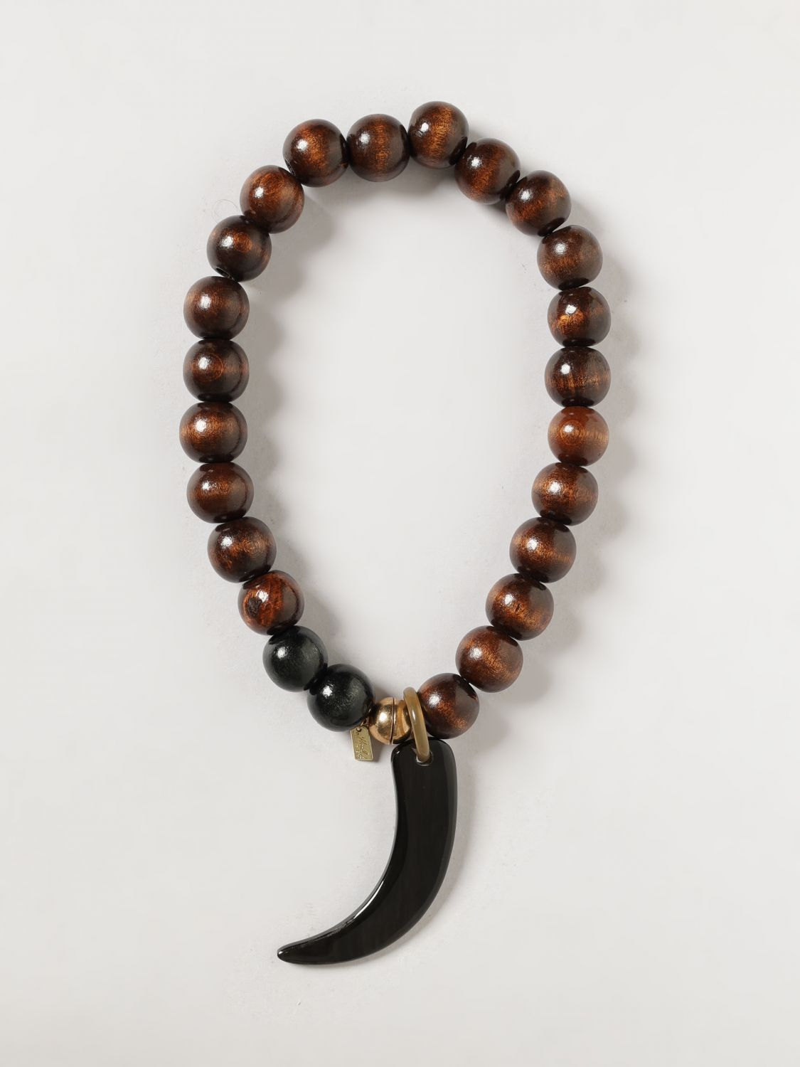 [ALLUJEWELS] Necklace SS26 COLLANE WOODY+CORNO DARK