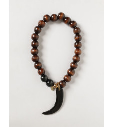 [ALLUJEWELS] Necklace SS26 COLLANE WOODY+CORNO DARK