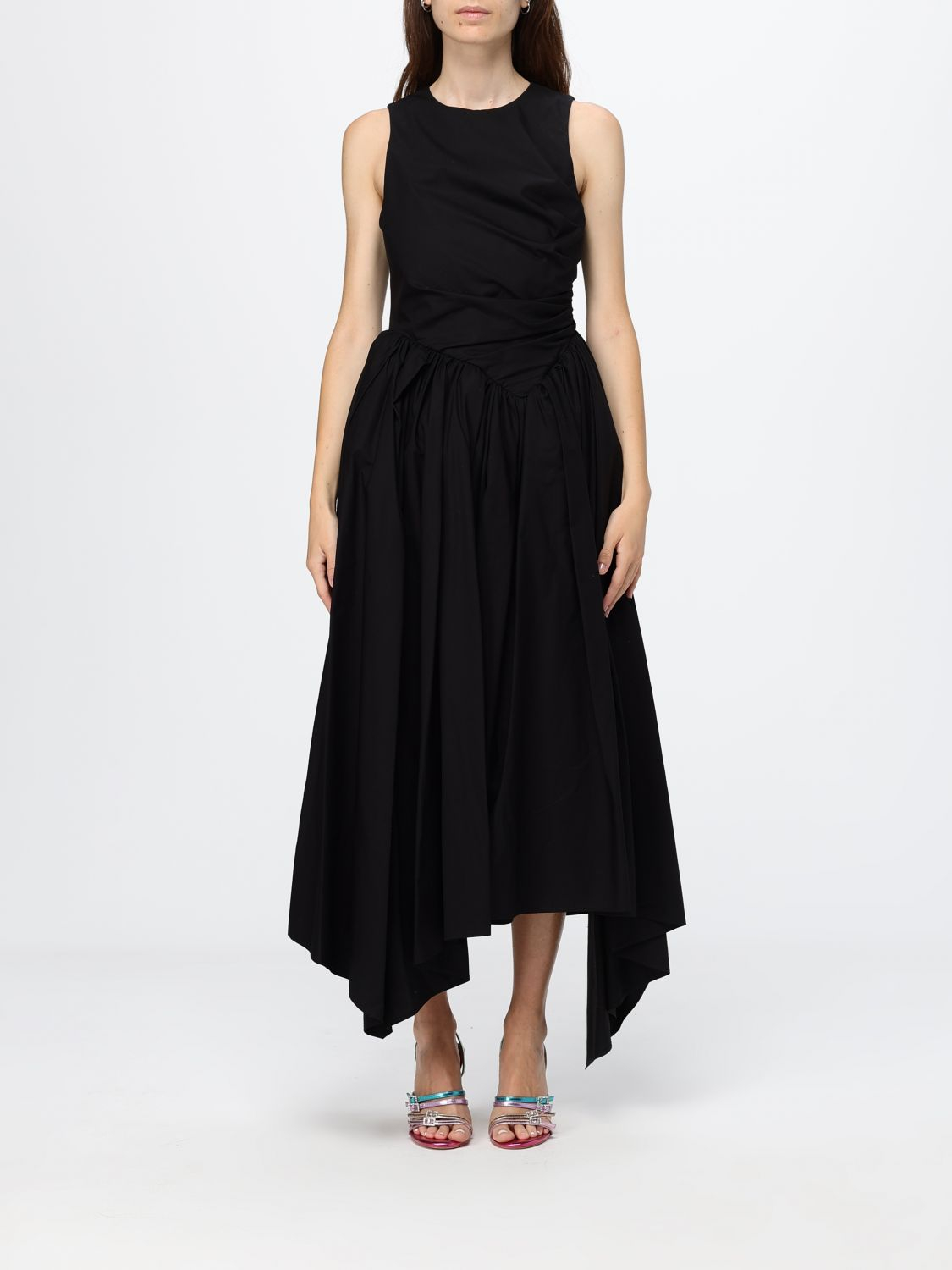 [MSGM] Sleeveless dress SS26 4042MDA31267112 BLACK