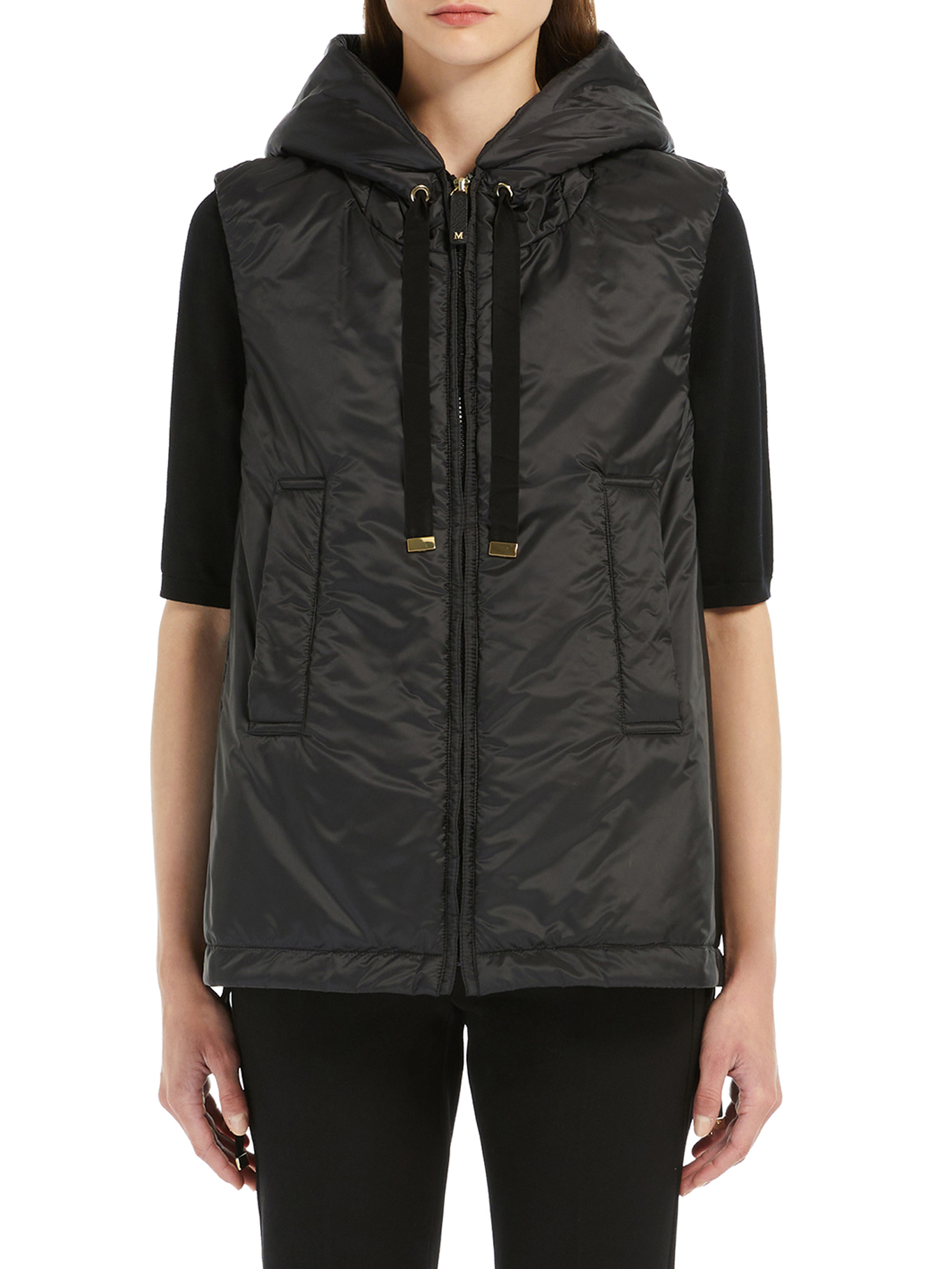 [MAX MARA THE CUBE] Down Vest FW26 2629296014600009 BLACK