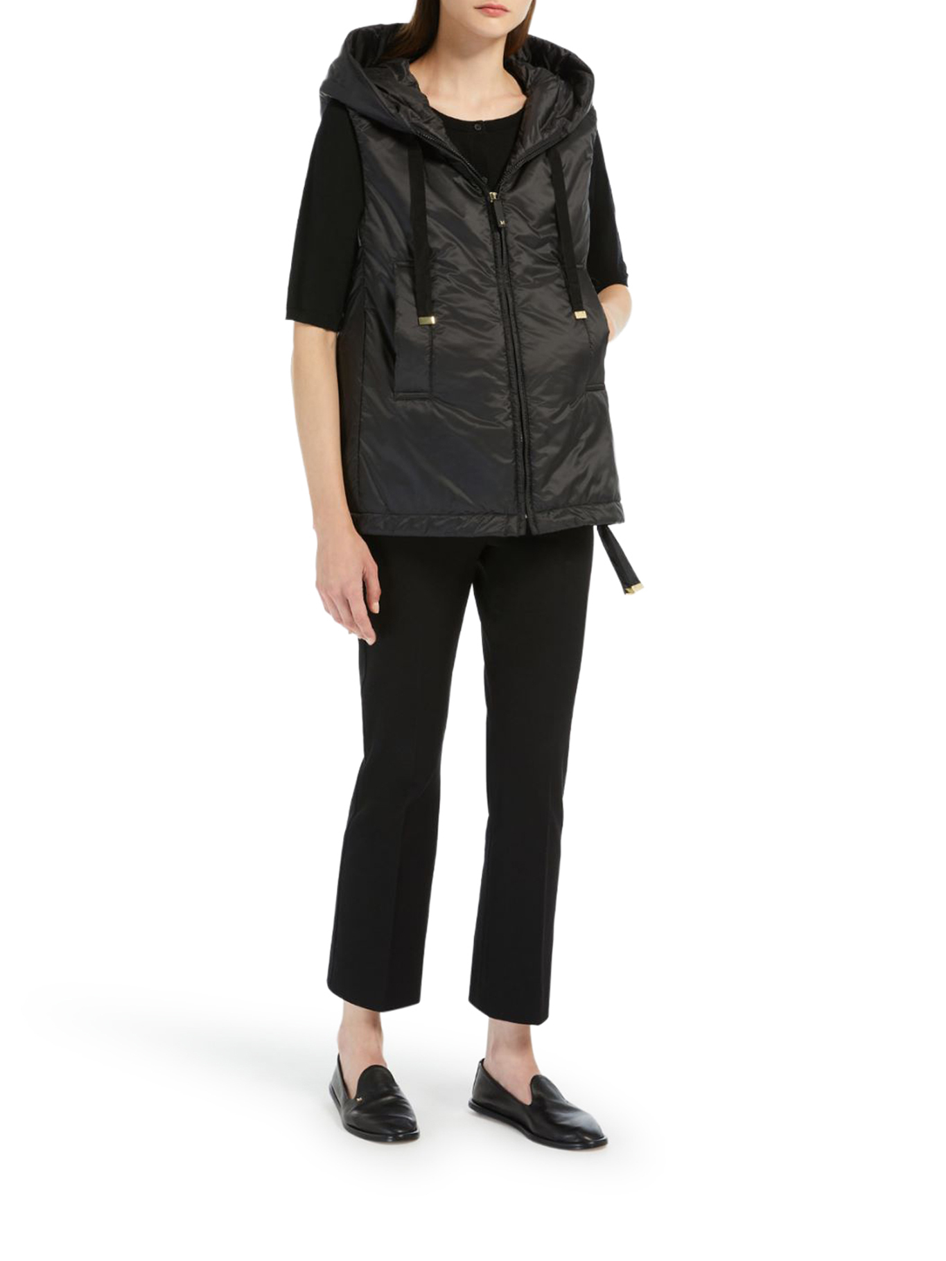 [MAX MARA THE CUBE] Down Vest FW26 2629296014600009 BLACK