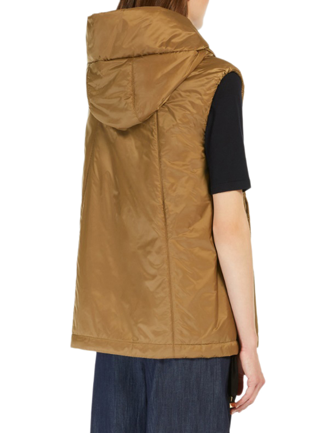 [MAX MARA THE CUBE] Down Vest FW26 2629296014600051 CARAMEL