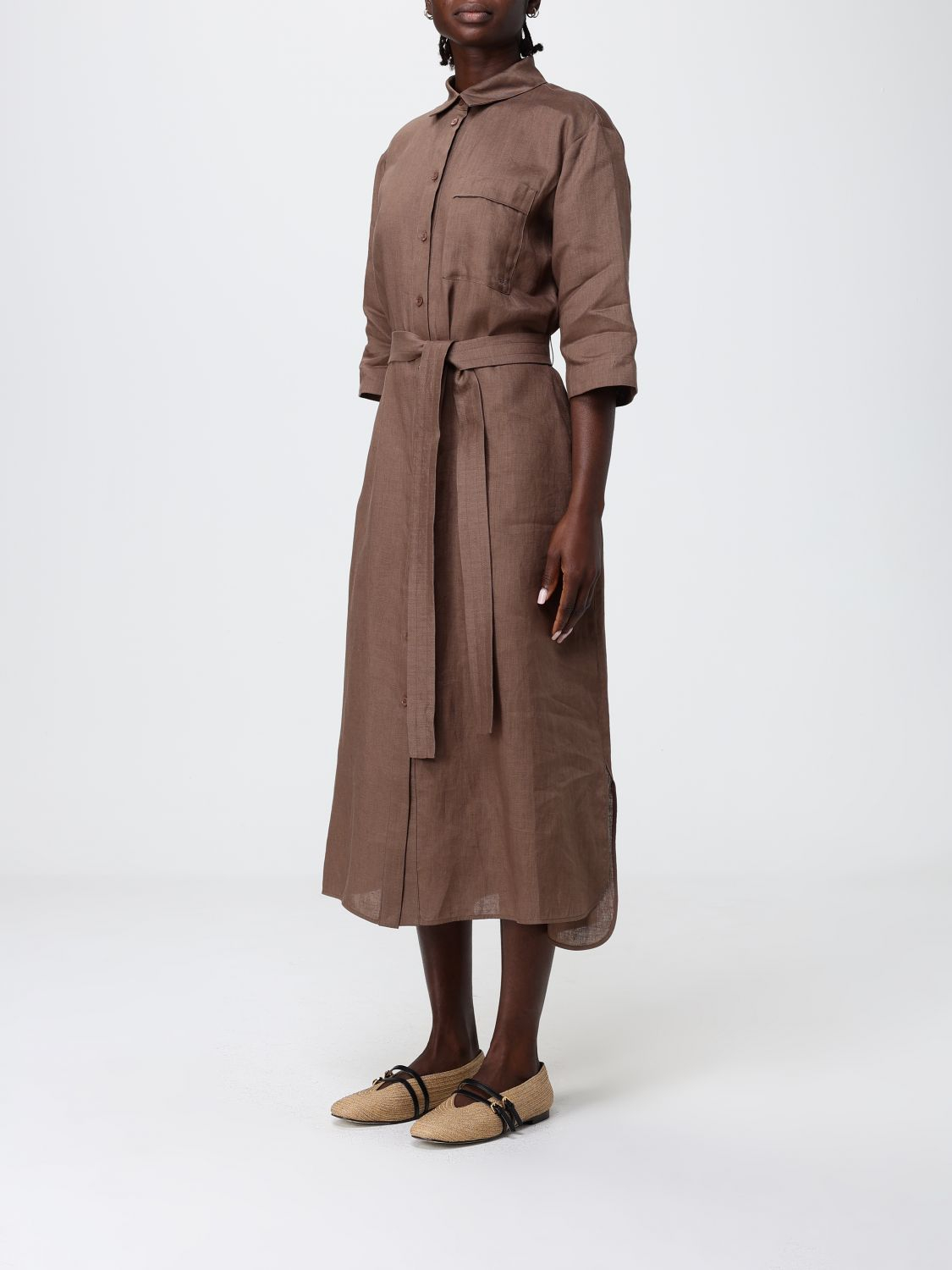 [MM Max Mara] Long sleeve dress SS26 2616221068600 008