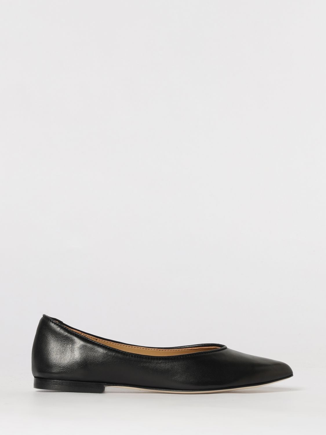 [ANNA F.] Flat shoes SS26 1821 NERO