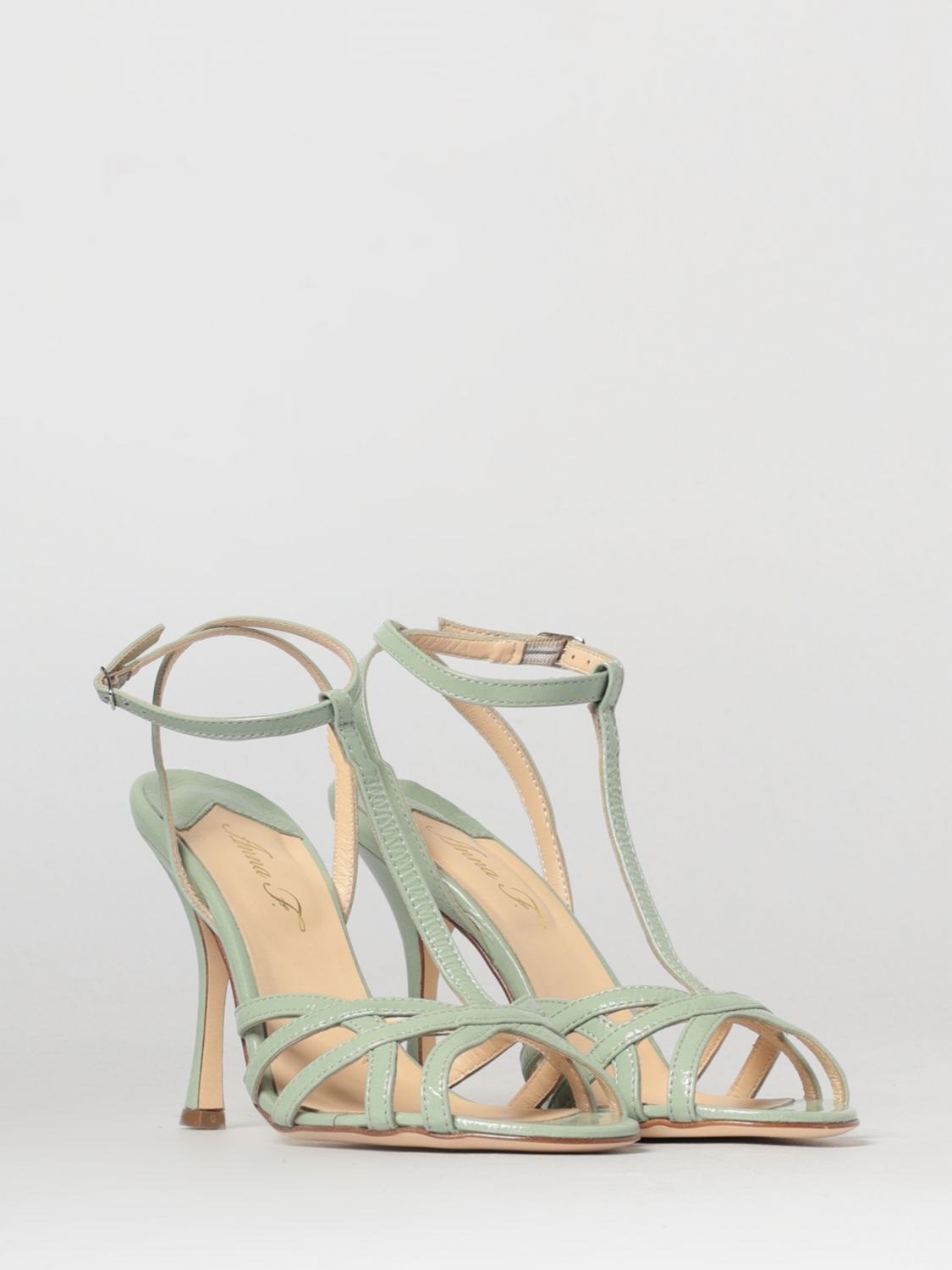 [ANNA F.] Sandals SS26 3875 SALVIA