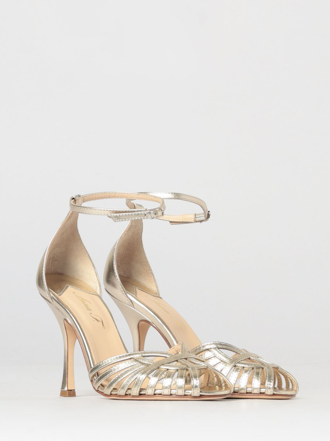 [ANNA F.] Sandals SS26 3872 PLATINO