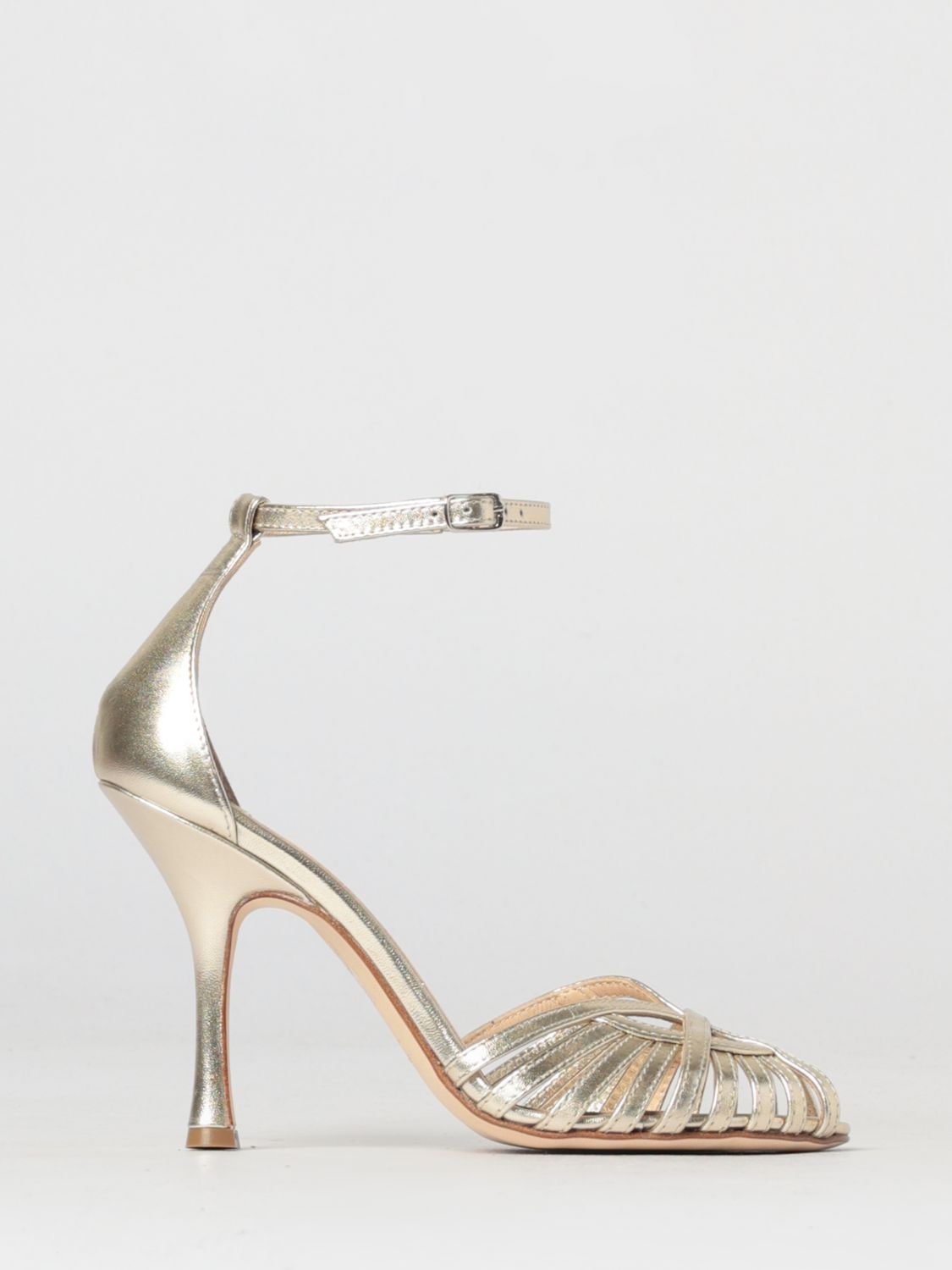 [ANNA F.] Sandals SS26 3872 PLATINO