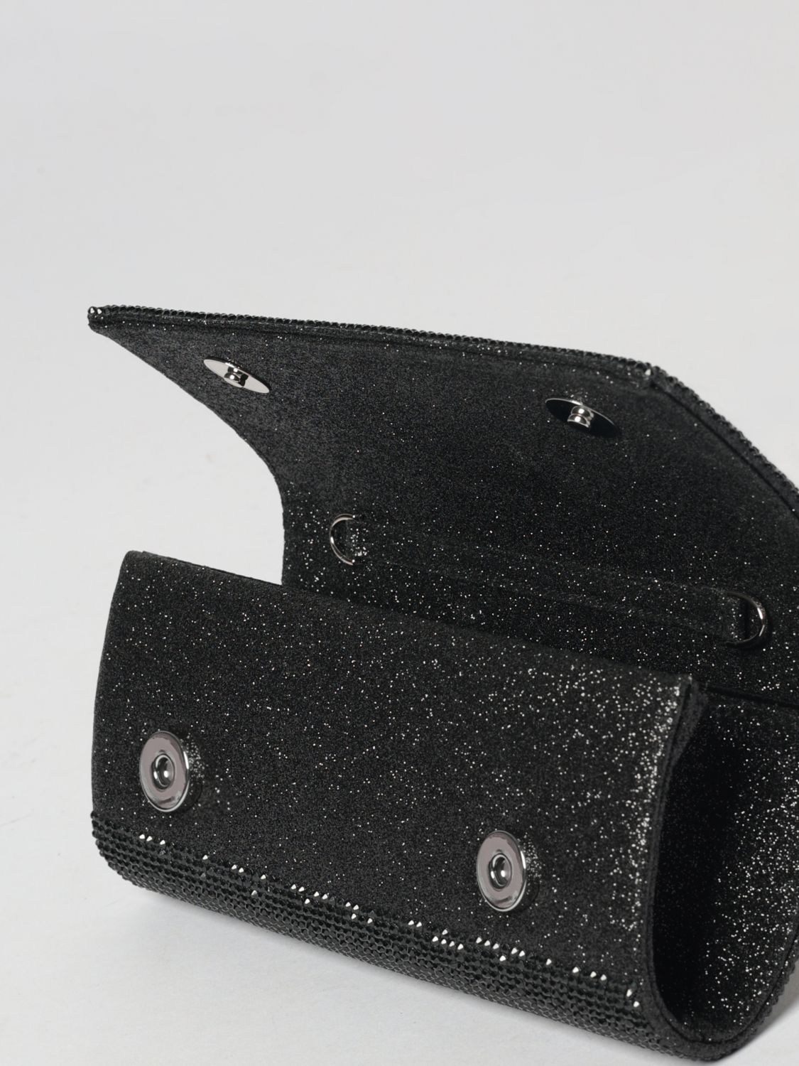 [TWENTY FOURHAITCH] Clutch bag SS26 FRENCH 75 NERO