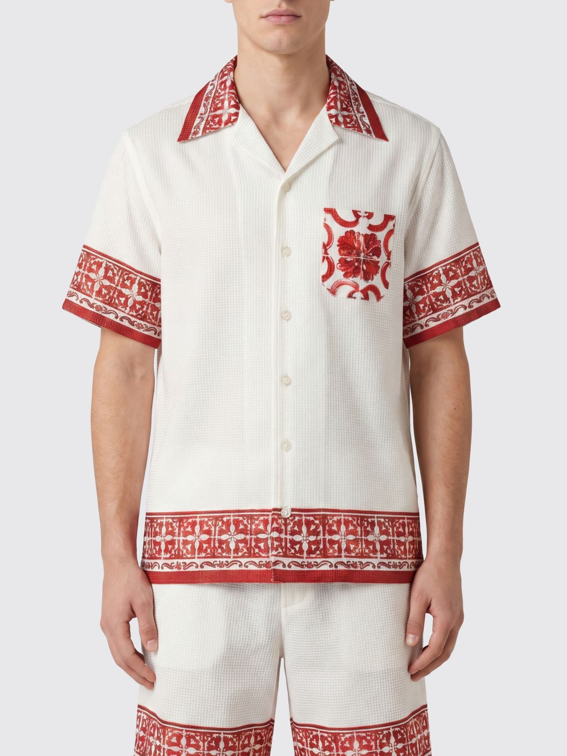 [Dolce & Gabbana] Shirts Short Sleeve FW26 G5JH9THI135 IP5DQ
