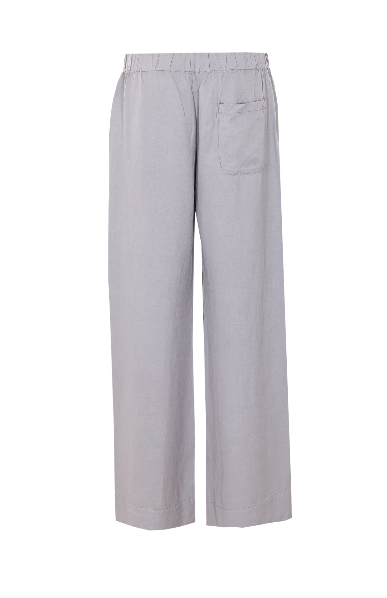 [TRUE AVENUE] Trousers SS26 PENSILSMOOTHLINENDOVEGREY