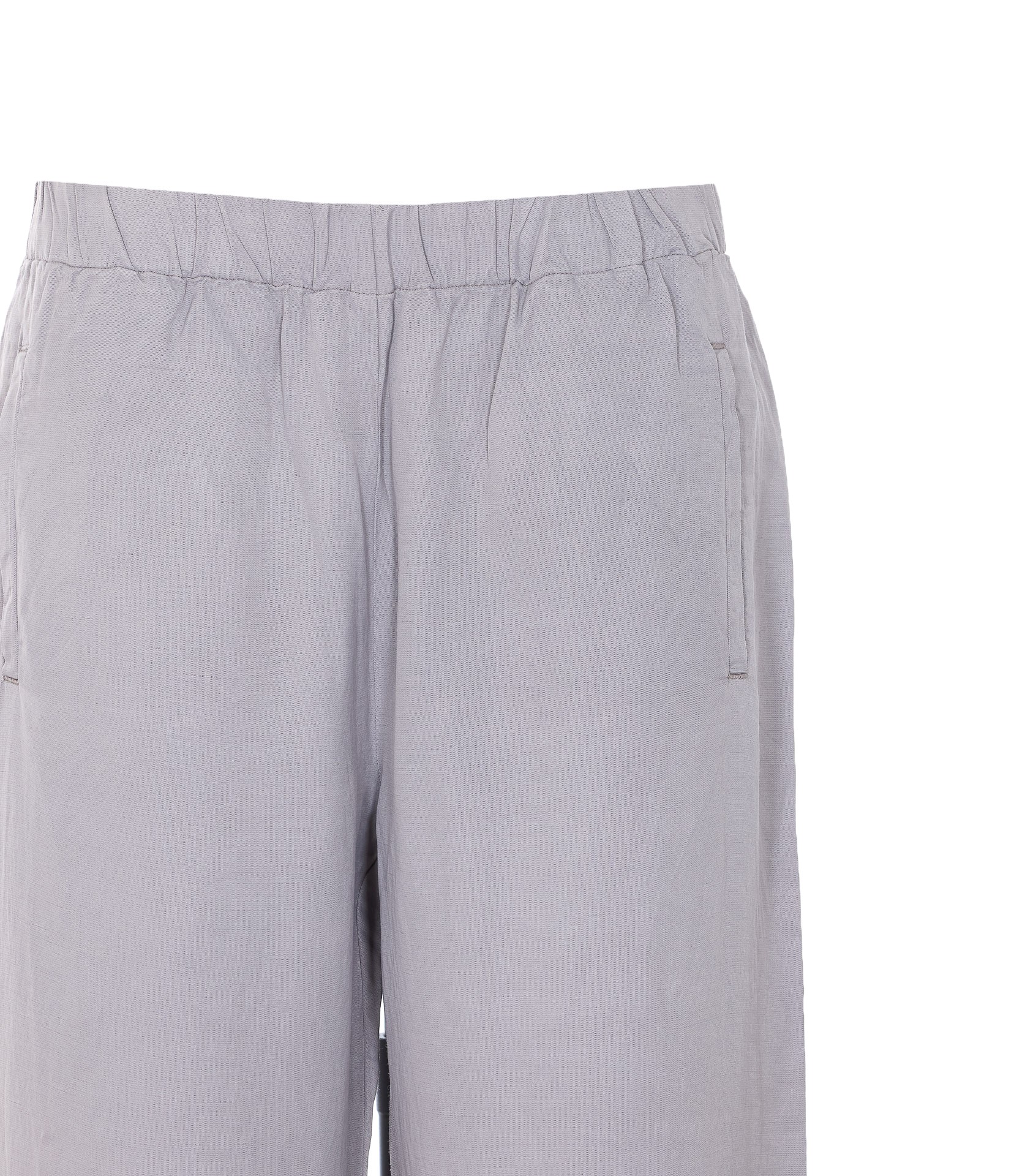 [TRUE AVENUE] Trousers SS26 PENSILSMOOTHLINENDOVEGREY