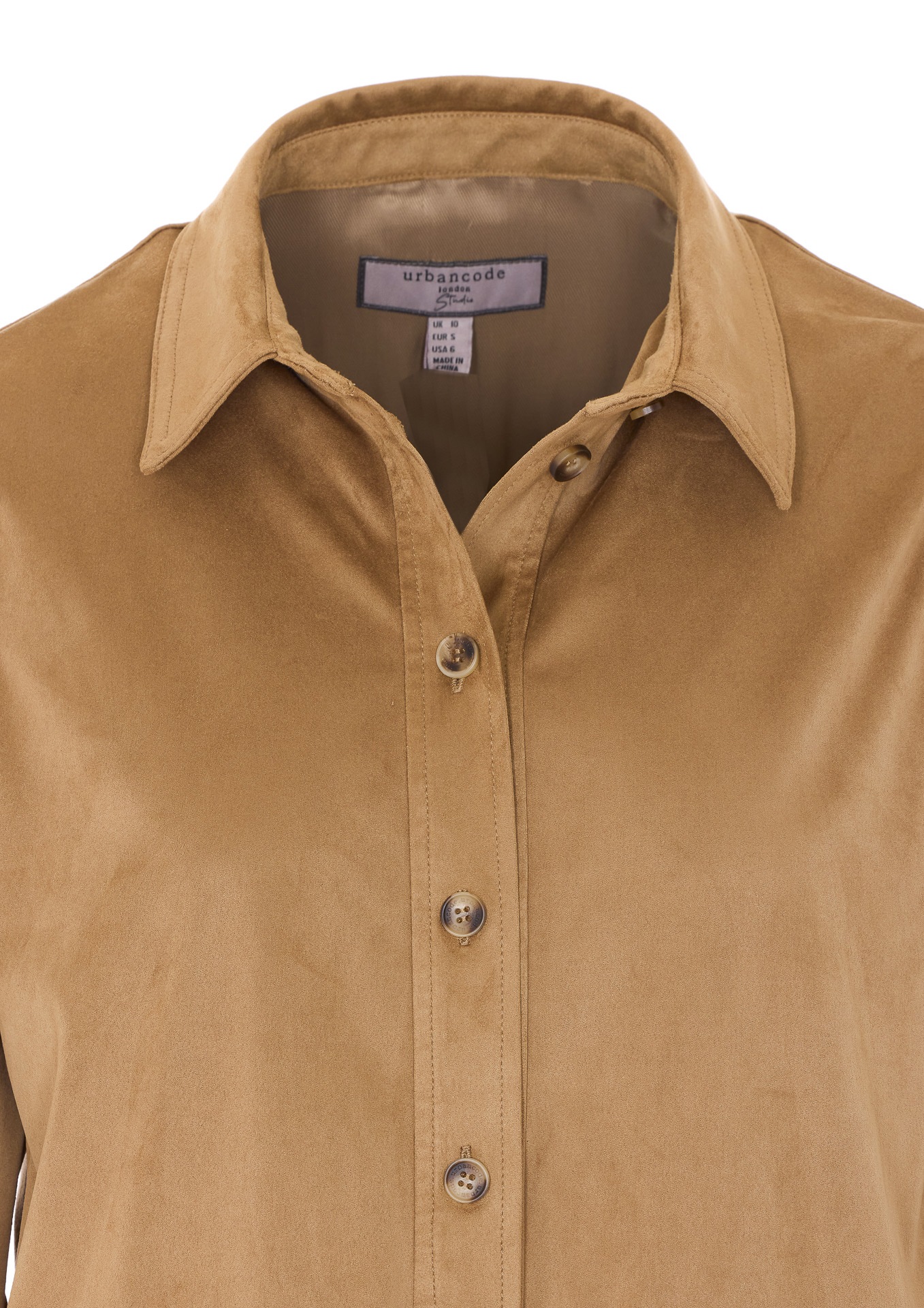 [Urbancode] Shirts Long Sleeve SS26 BJ20313BISCUIT