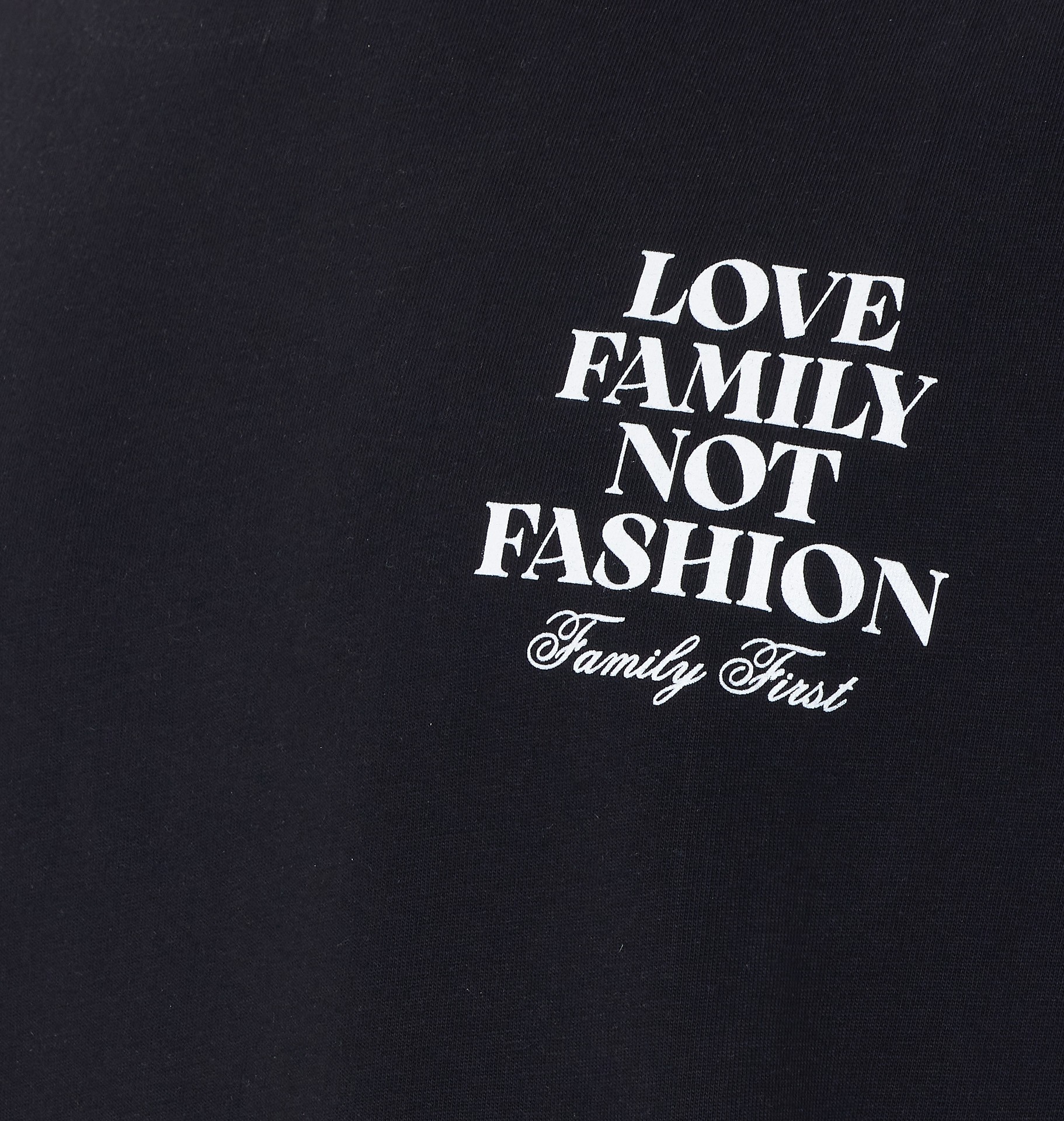 [FAMILY FIRST] T-shirts Short Sleeve SS26 TS2602BK